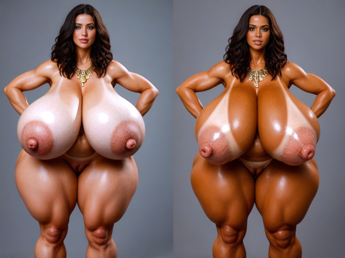Dumptruck Booty, Hyper Nipples, Fat Pussy AI Porn