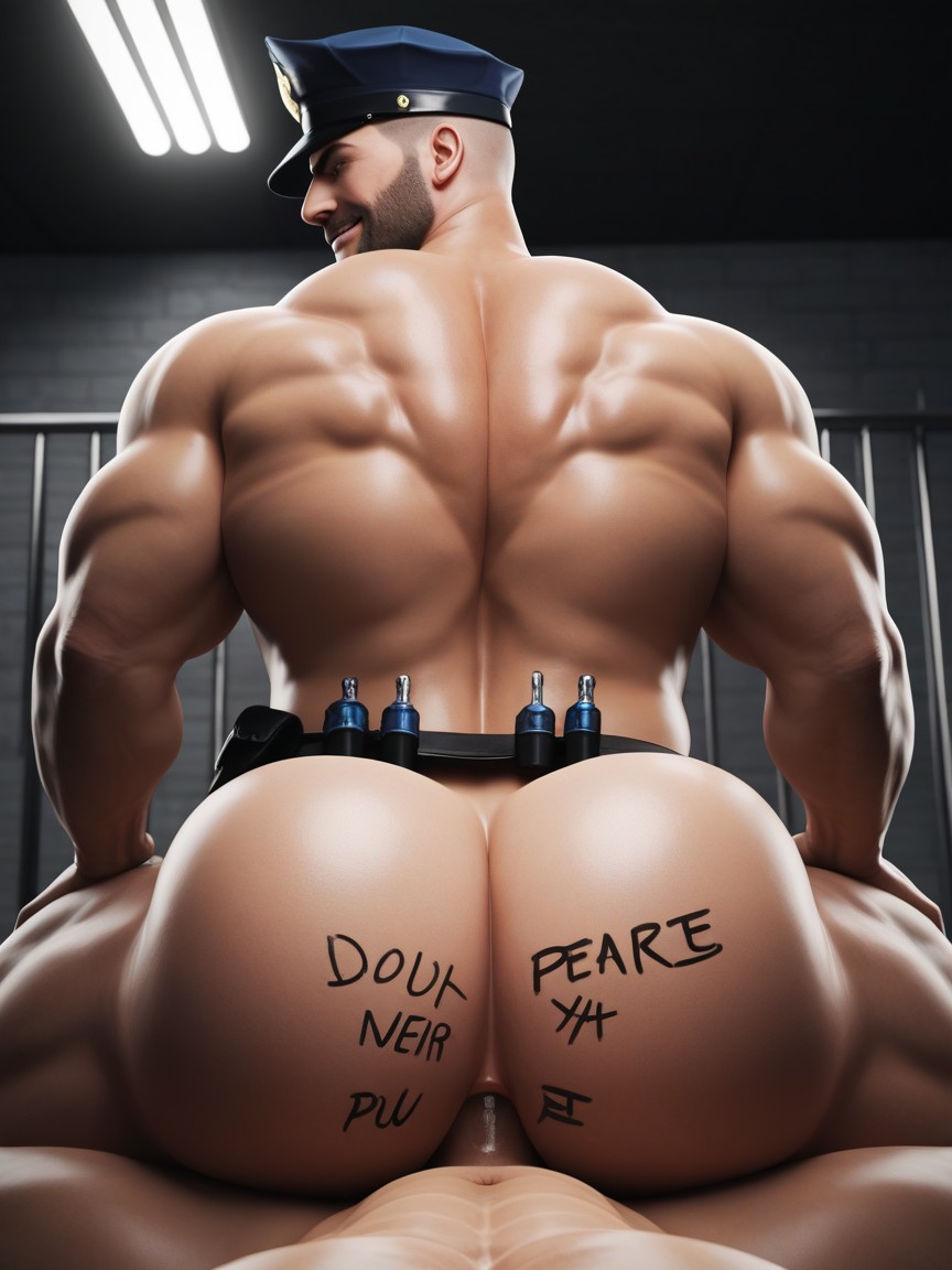 Male, Hungry Hole, Bottom Torturing Top AI Gay Porn