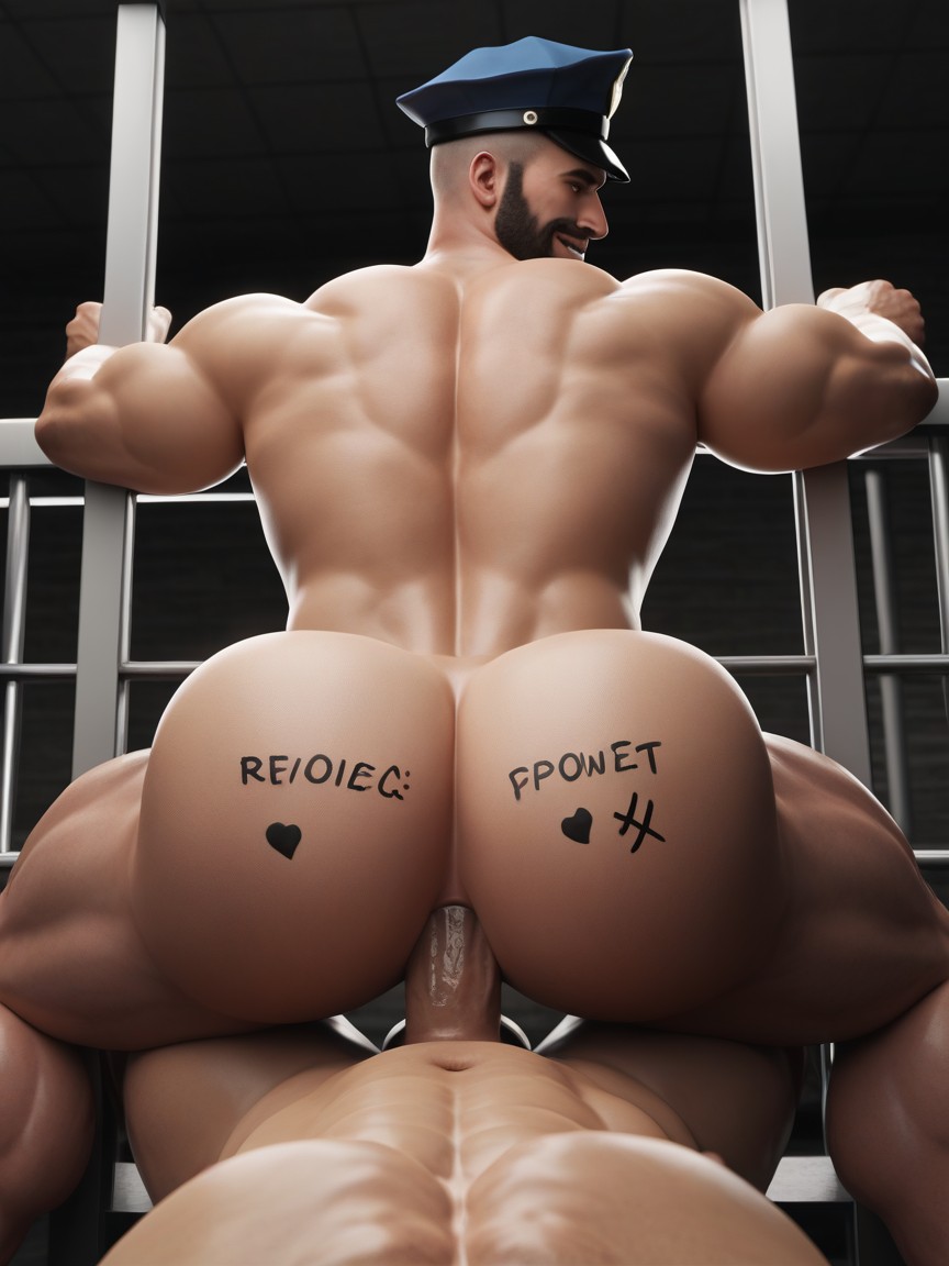 18+, Gay, Top Is A Prisoner AI Gay Porn