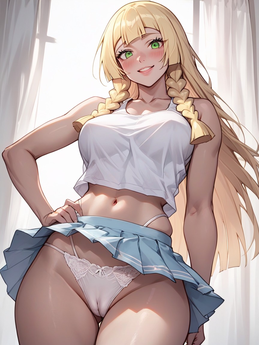 Thong, Large Eyes, Bending Over Hentai AI Porn