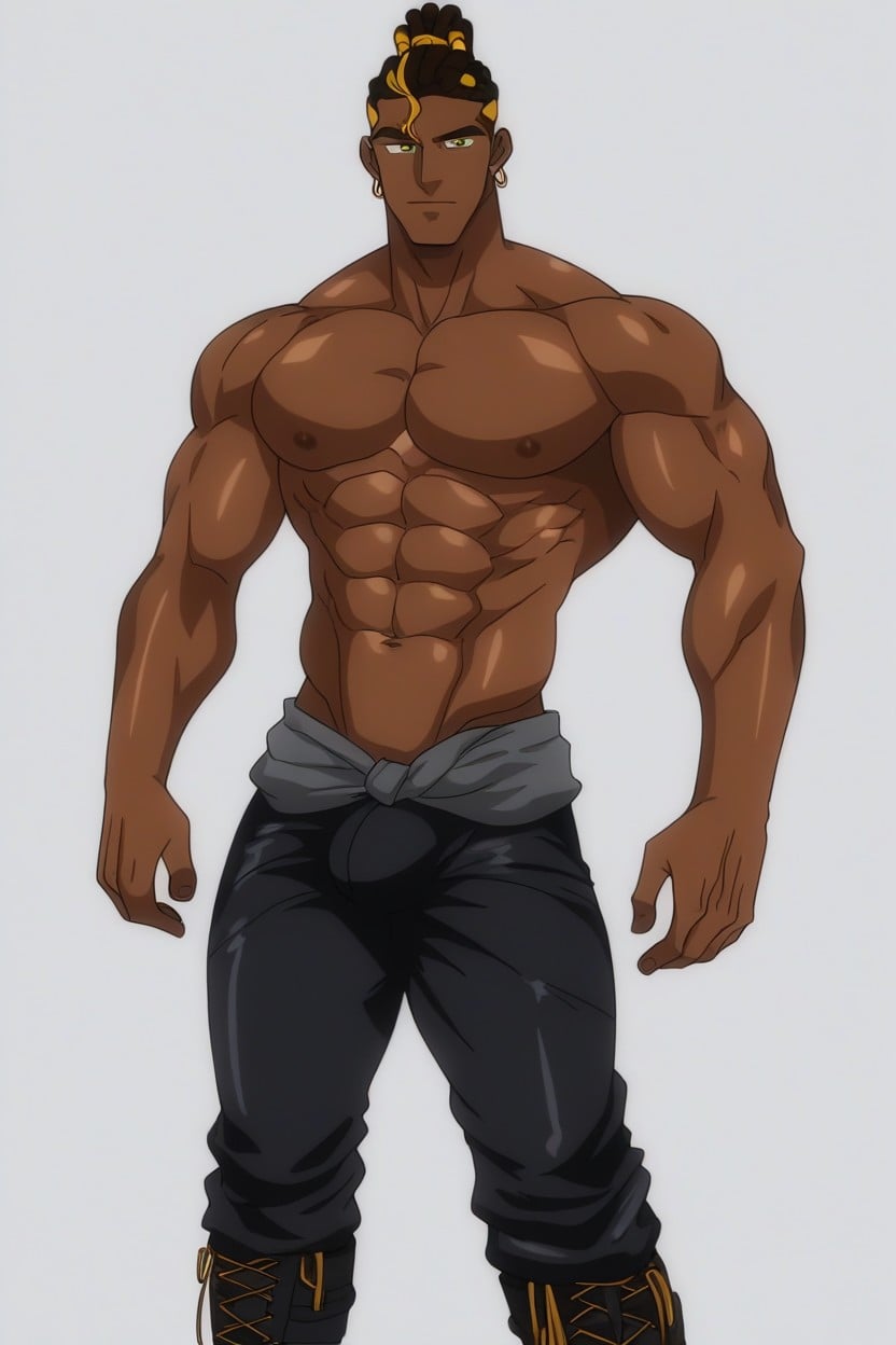 Male, Imposing Figure With A Lean, Fit AI Gay Porn