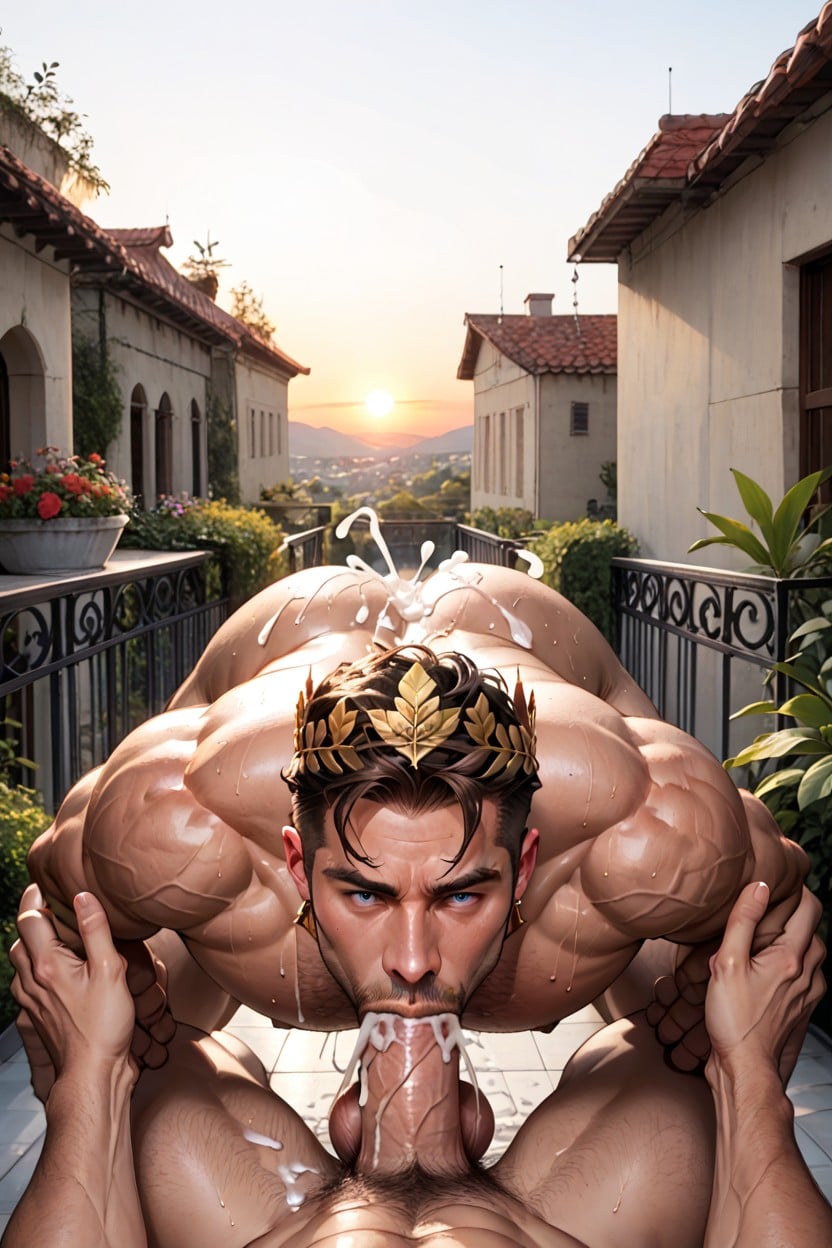 Men, Hairless Body, Another Man Fucking Him In The Ass AI Gay Porn