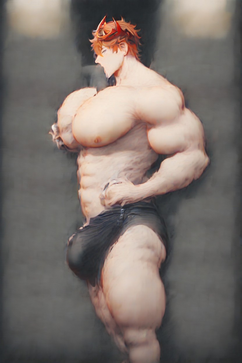 Gigantic Bulge, Club, Huge Chest AI Gay Porn