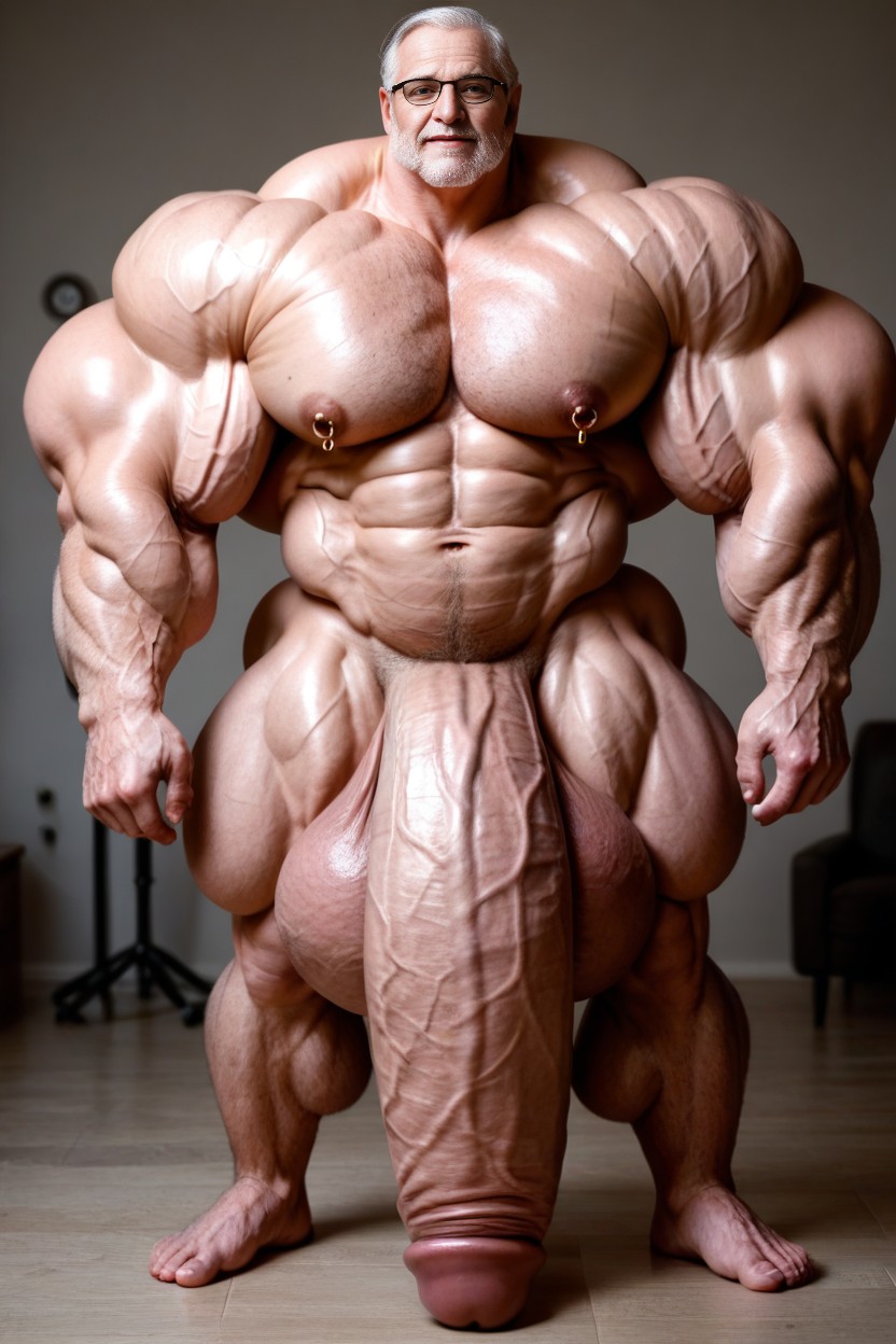 Hyper Girth, Girthy Cock, Long Legs AI Gay Porn