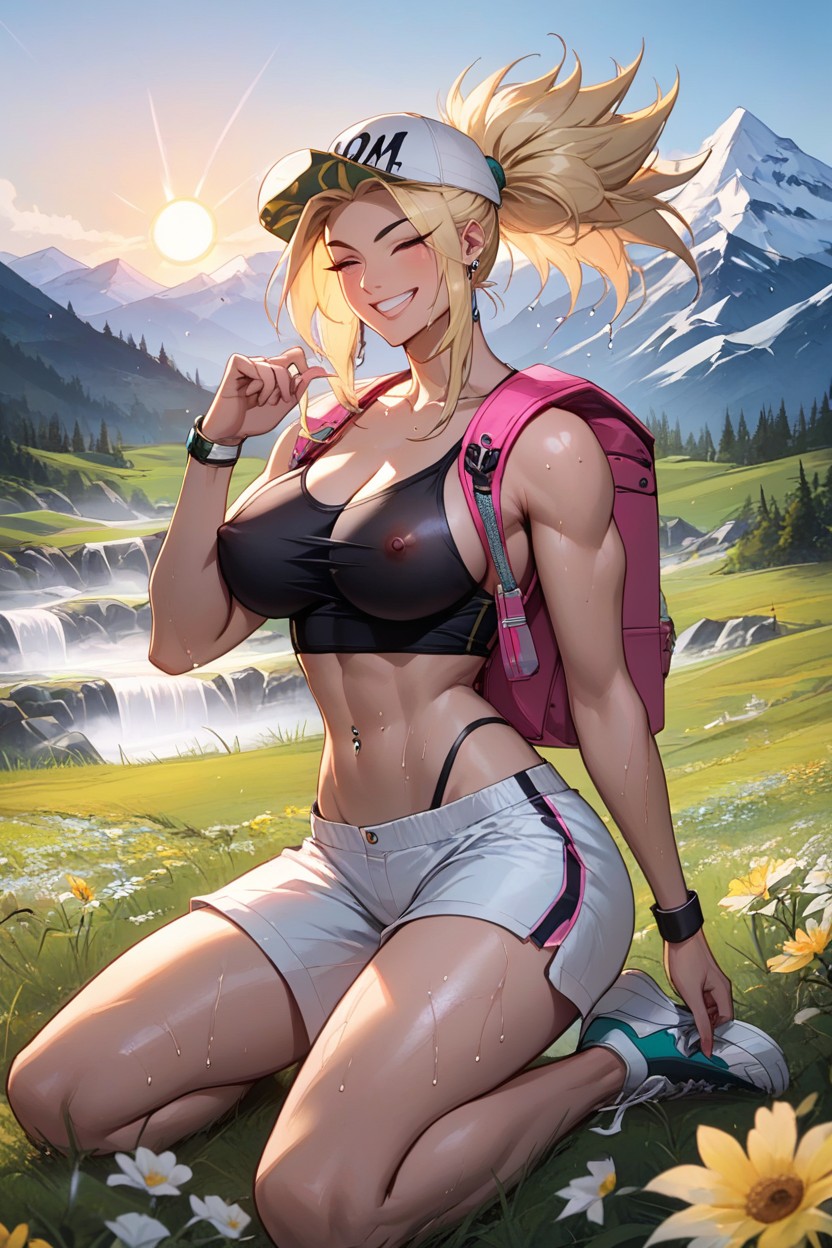 18+, Panoramic View, Rounded Breasts Hentai AI Porn