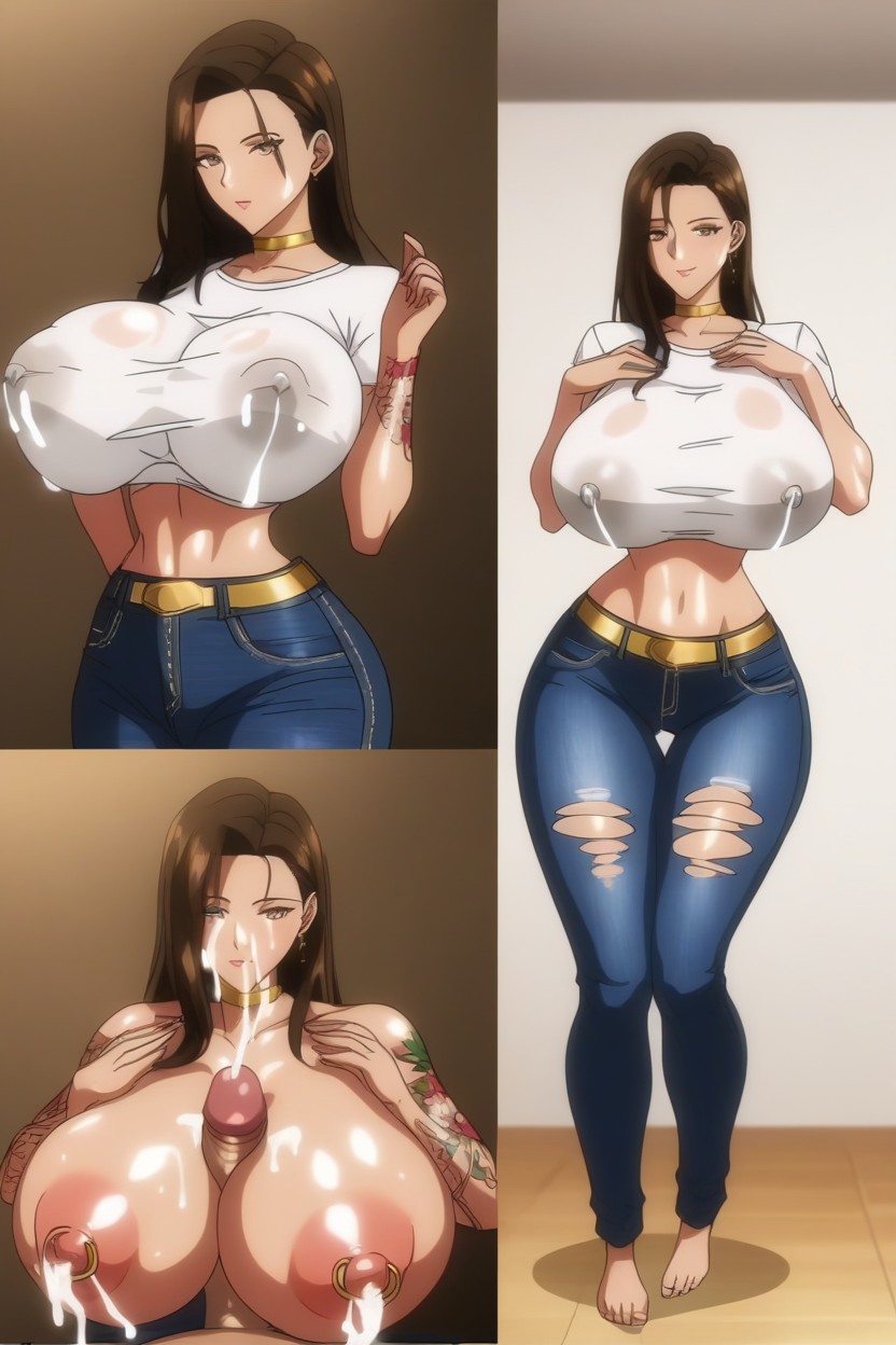 Oiled Up, Full Body, Multiple Views AI Porn
