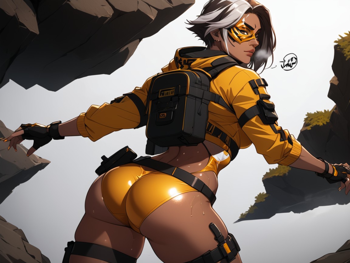 Ass Proportionate To Hips, Clothes Ultra Detailed, Low Torso Height Pornografia de IA