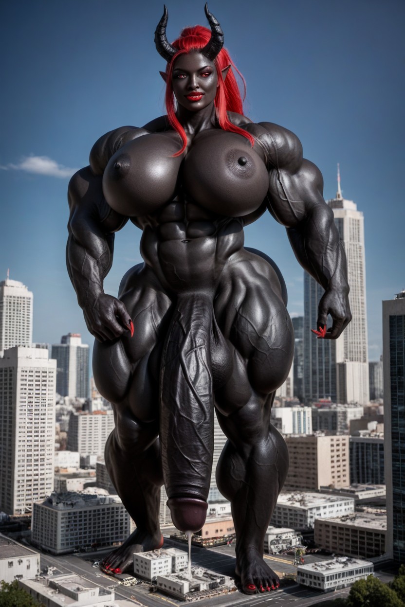Giantess, Gigantesque, Vagina Porno IA transsexuelle