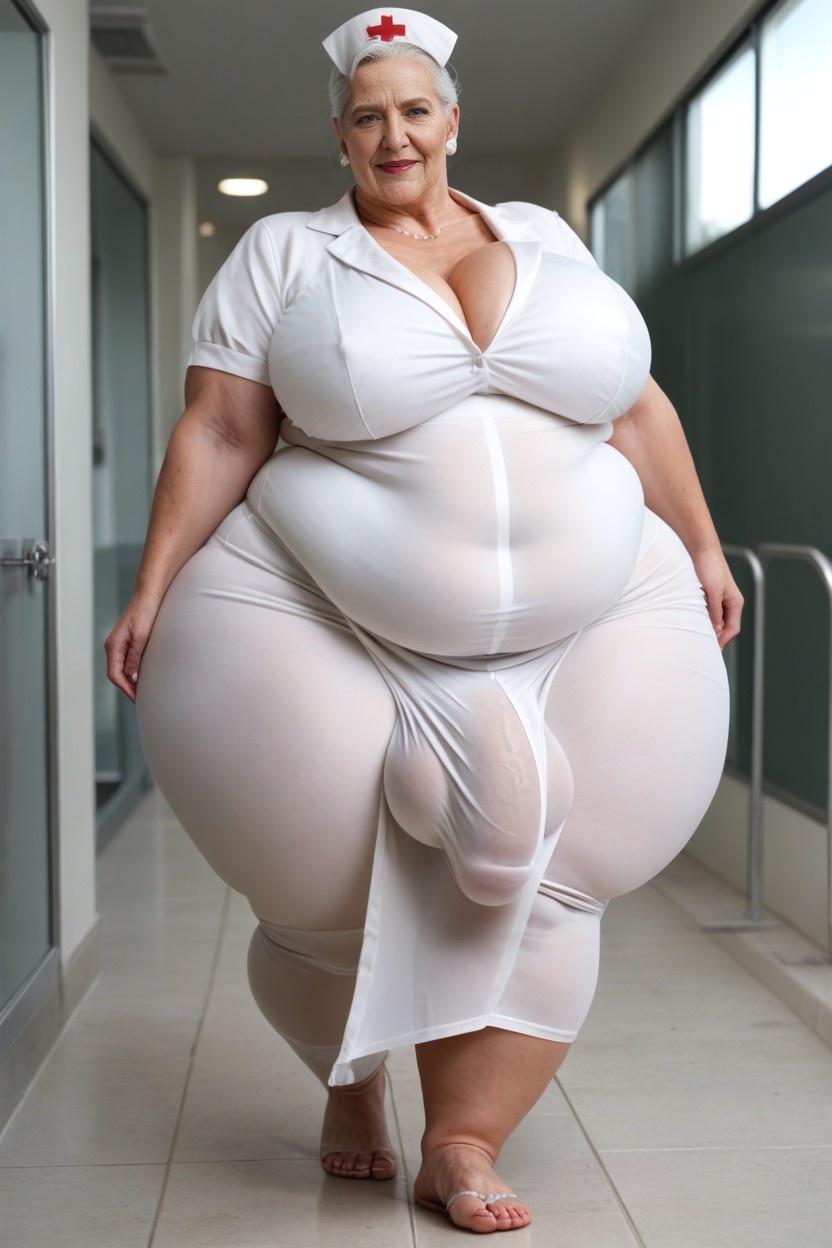 60+, Gigantic Ass, Fully Clothed AI Porn