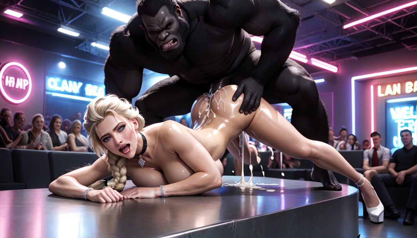 Creampie, Small Ass, Strip Club AI Porn