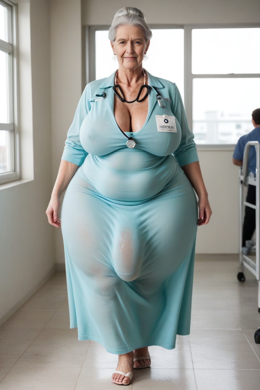 Large Hyper Hips, Futunari, Window With View AI Porn