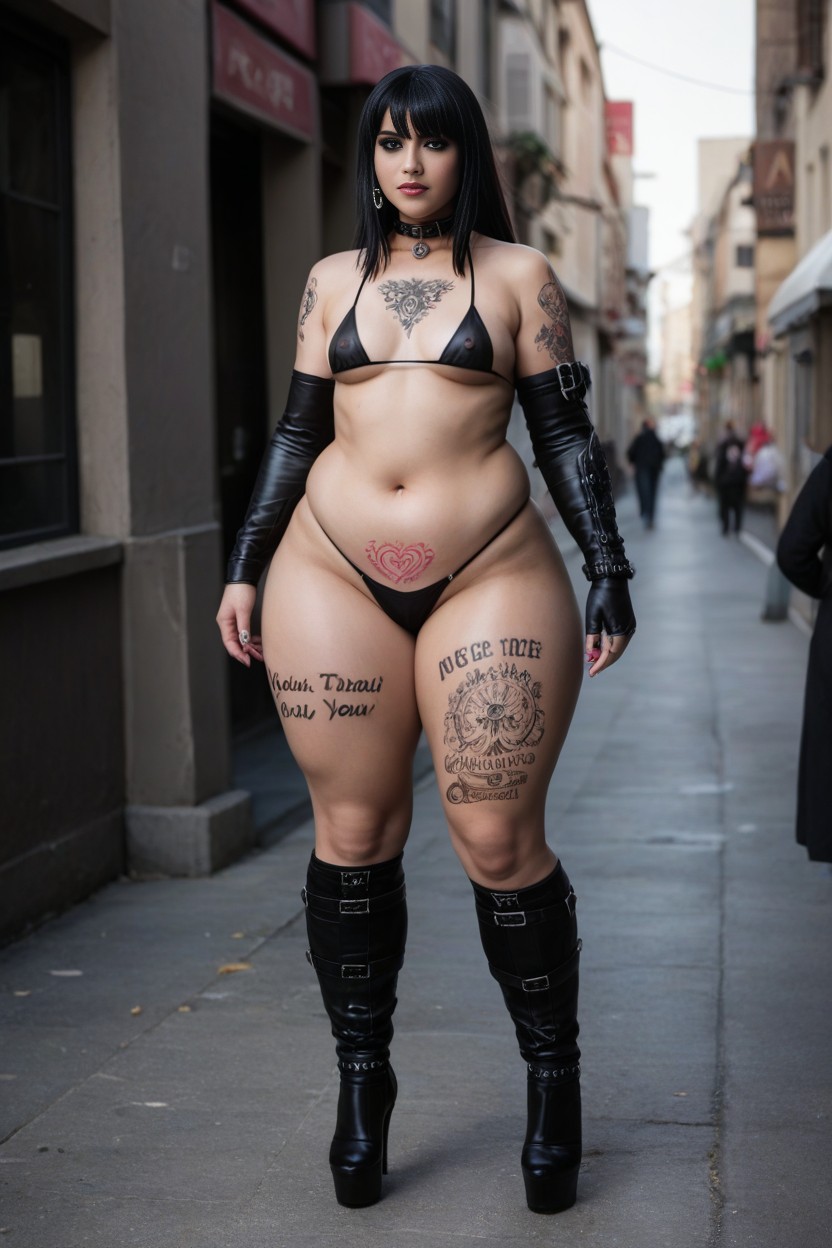 Fat Super Thick Arms, Goth Sophitia, Womb Tattoo AI Porn
