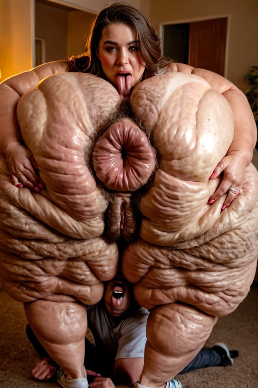 Massive Thighs, Detailed Skin, Large Anus Porno BBW IA