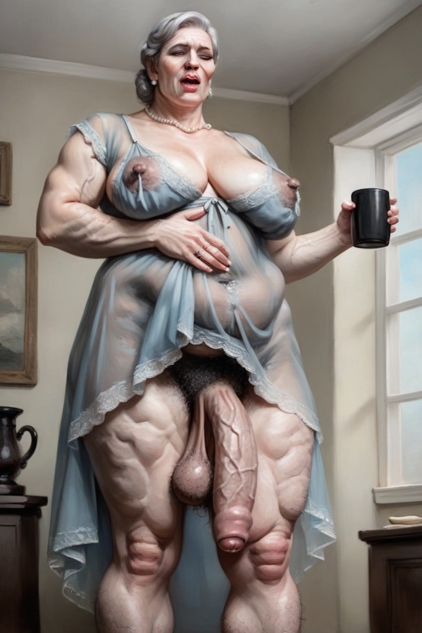 Excessive Foreskin, Detailed Foreskin, Cellulite AI Porn
