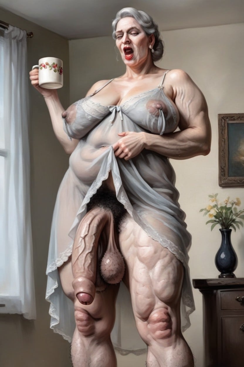 Flaccid Penis, Wrinkles, Excessive Foreskin AI Porn