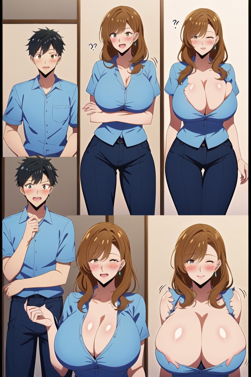 20+, Horny, Breast Expansion AI Porn