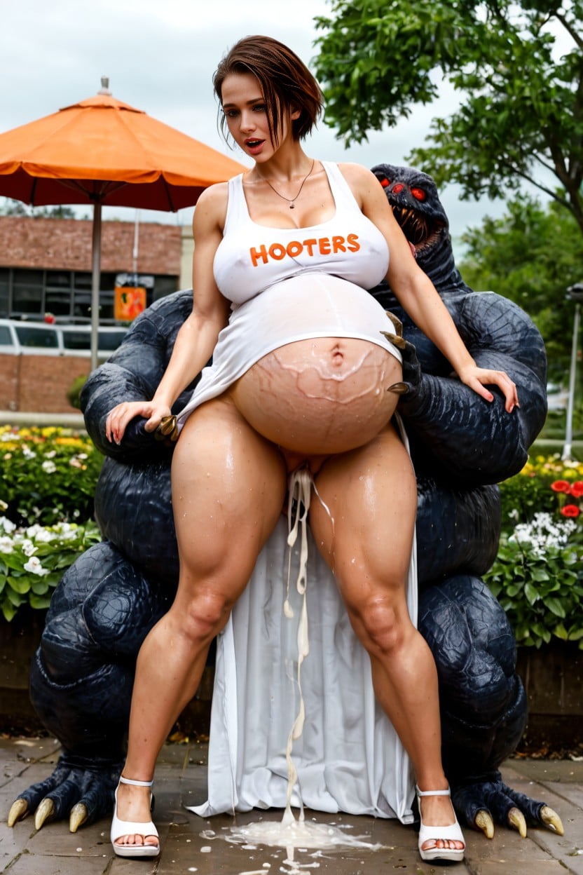 Massive Pregnant, Fat, Tongue Tentacles AI Porn