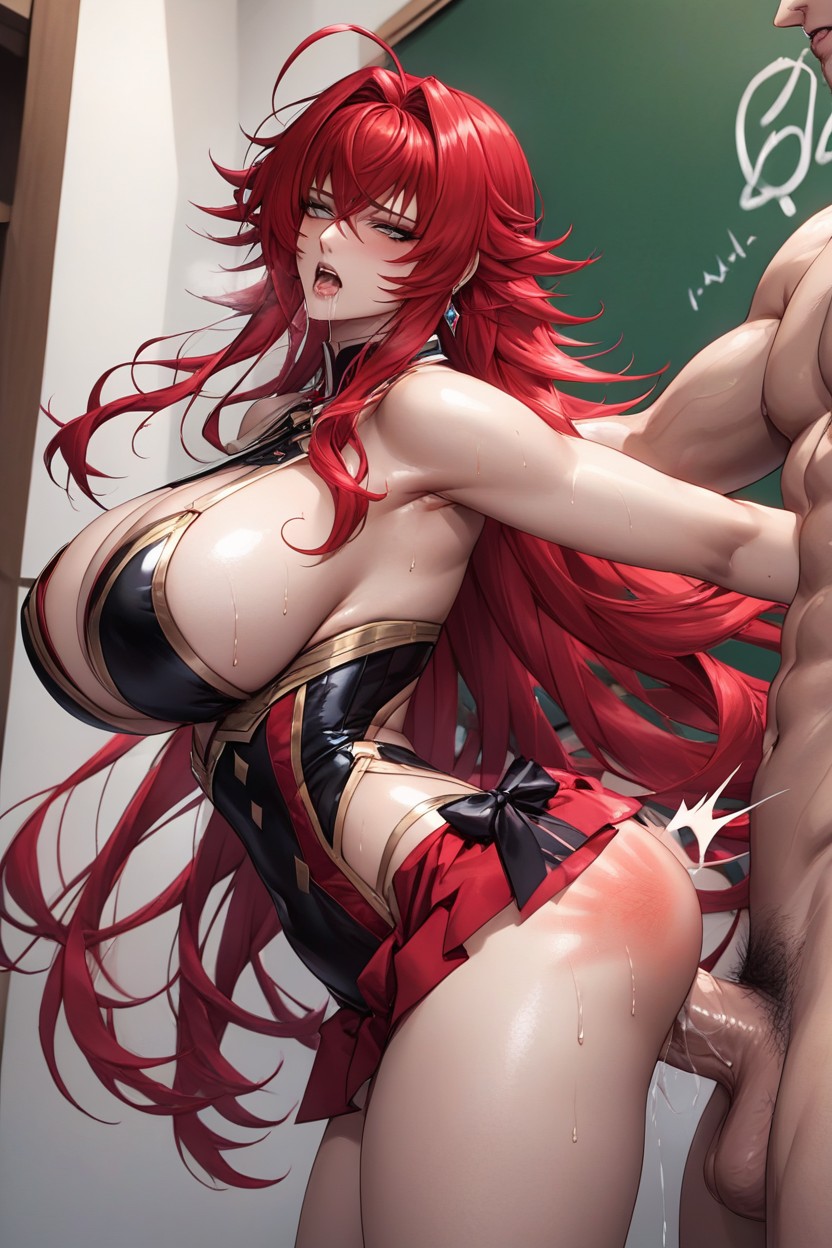 Salón De Clases, Hard Slap, Lots Of Saliva Hentai IA