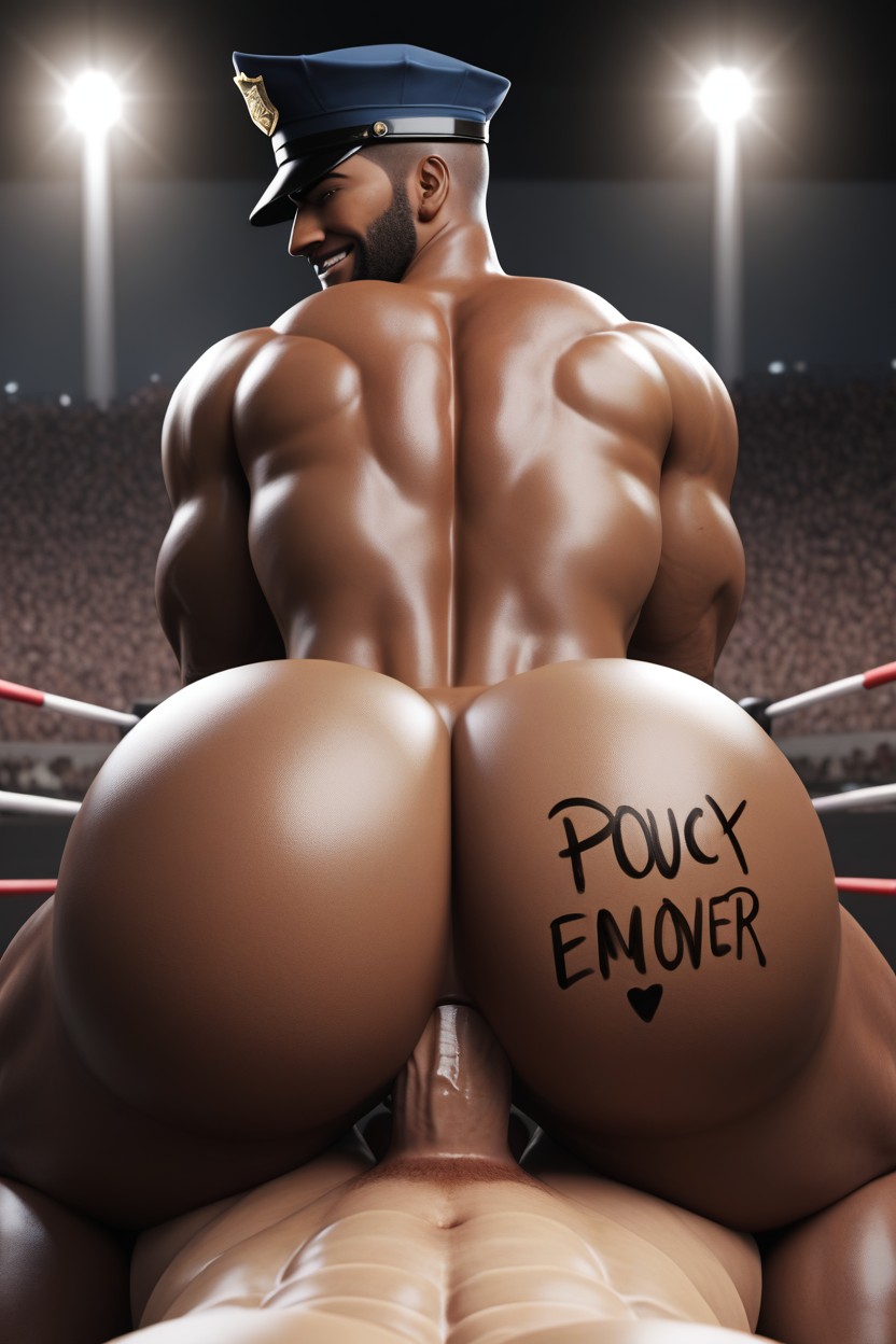 Riding, Crowd Watching, Doomed Top AI Gay Porn