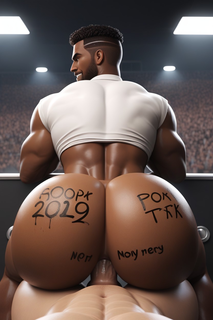 Bottom Torturing Top, Riding, Rounded Ass AI Gay Porn