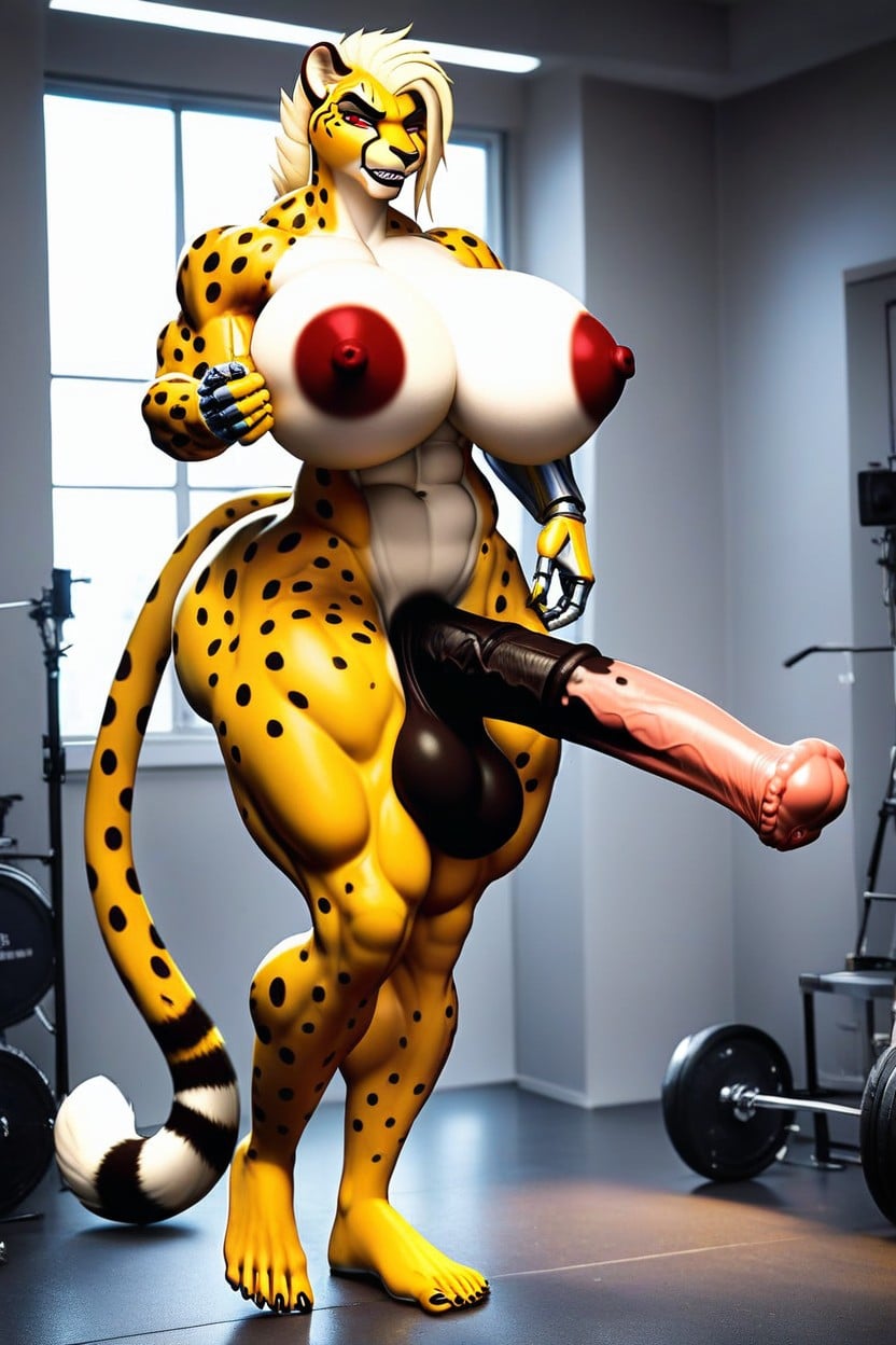 Ferocious, Sharp Claws, Extremely Dominant Personality Furry AI Porn