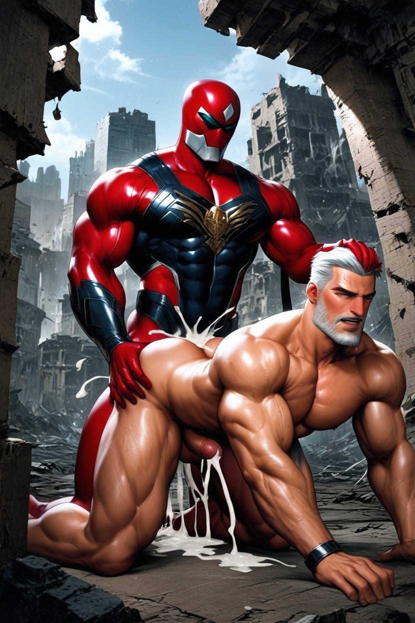 Anal Sex, Headgrab, Grabbing Head Hard AI Gay Porn