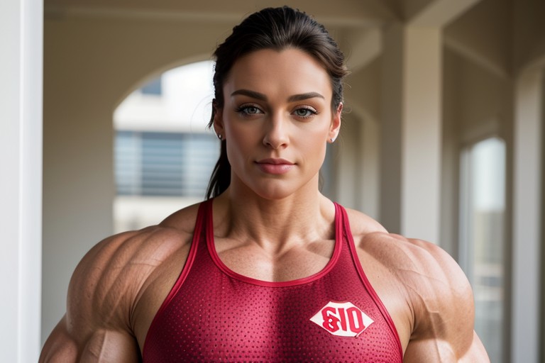 Thick Arms Muscles, Extreme Bulk, Flawless Skin AI Porn