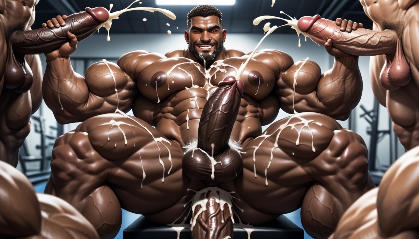 Gang Bang, Hyper Cumshot, 18+ AI Gay Porn