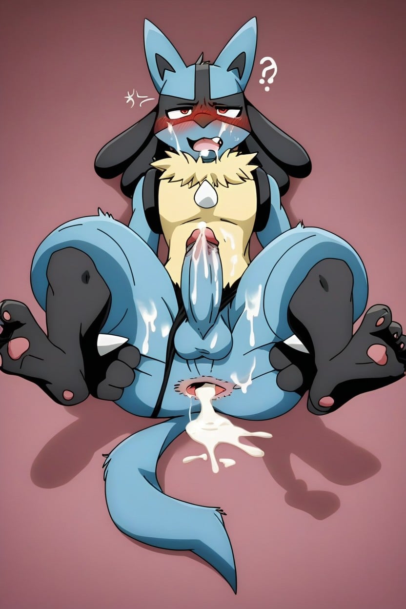 Cute, Very Massive Tentacles, Bodily Fluids Furry AI Porn