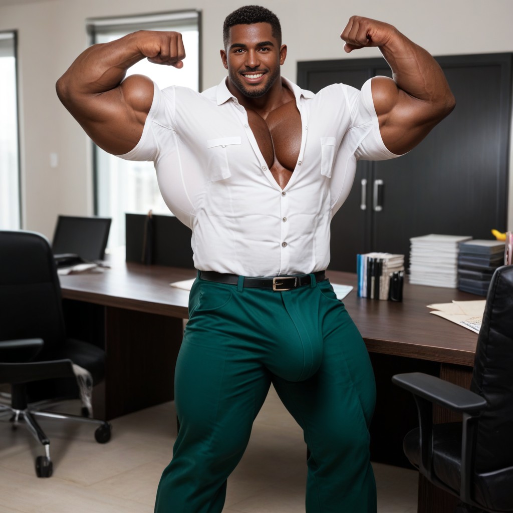 18+, Buttoned Down, White Shirt AI Gay Porn