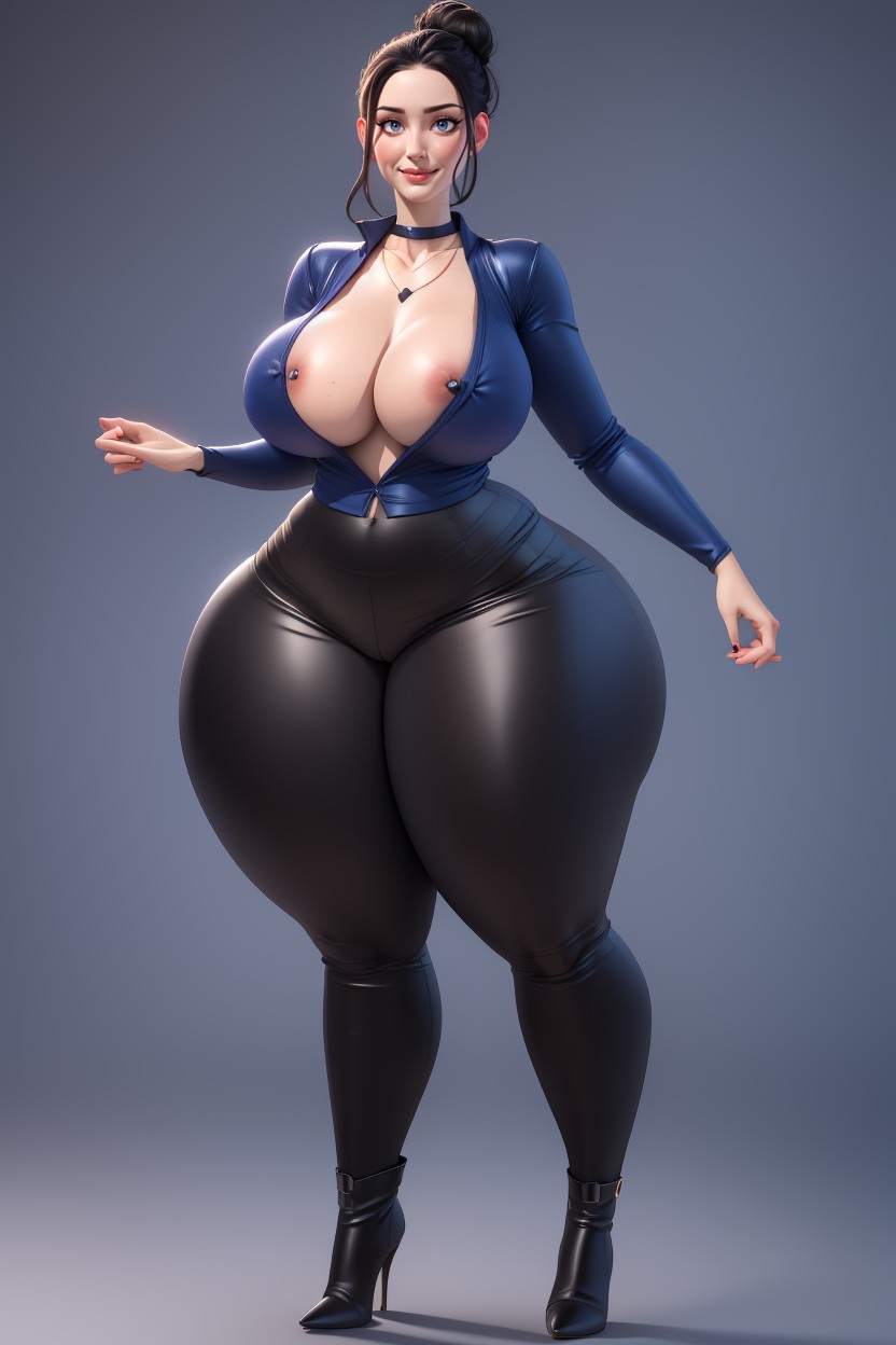 Wide Butch Hartman Drawn Hips, Hyper Ass, Large Hips Hentai AI Porn