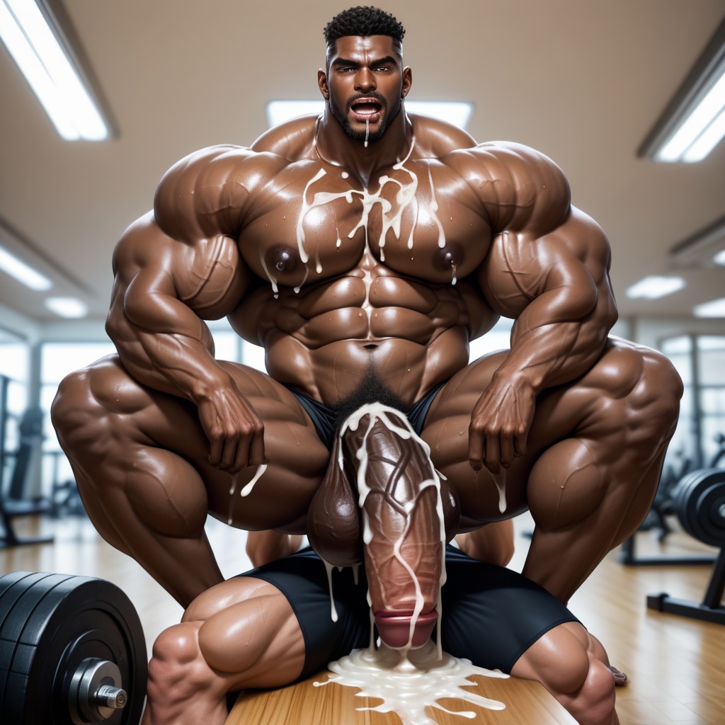 Thick Cock, Cum On Chest, Cum On Chest AI Gay Porn