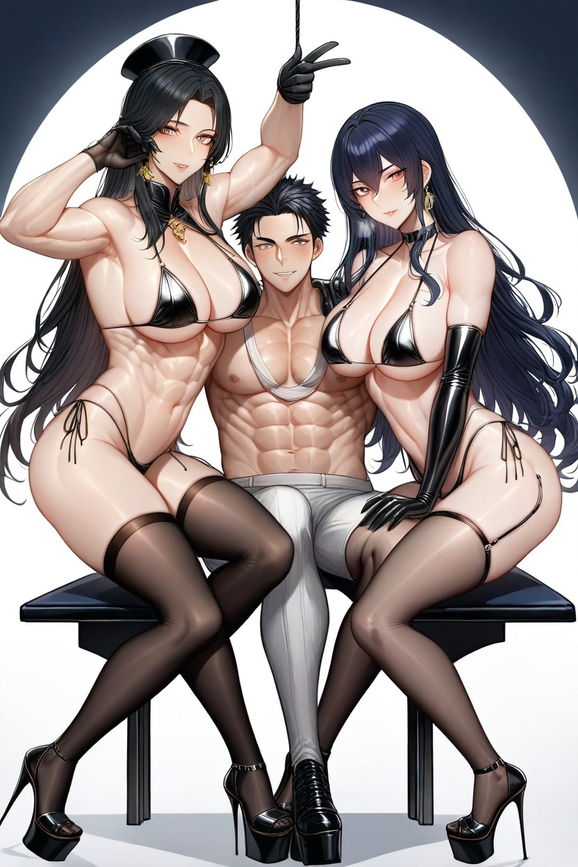 K-pop Idol, Harem, Platform Shoes AI Gay Porn
