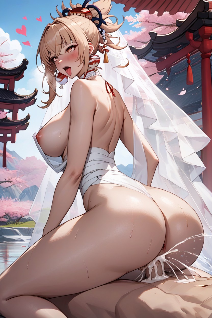Firm Round Breasts, Extremely Wide Hips, Sexy Body AI Porn