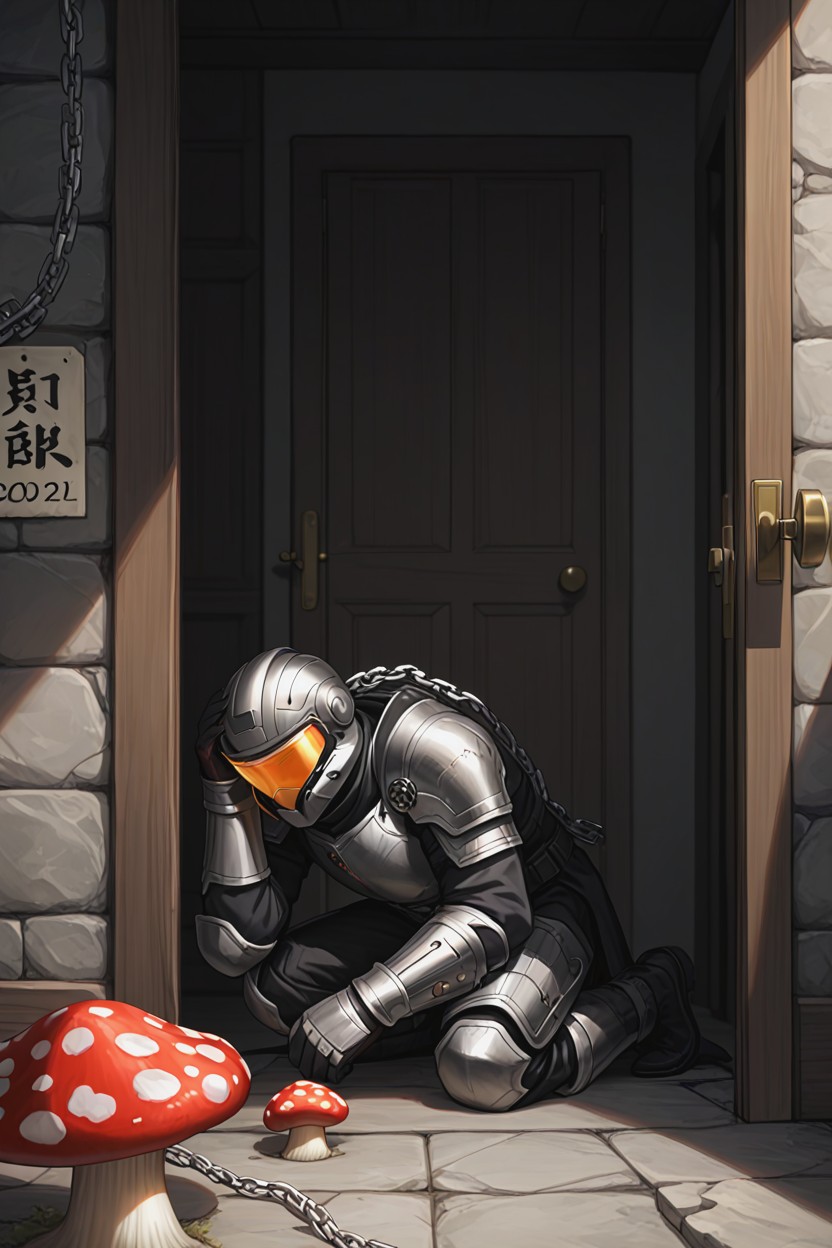 Face Visible, Male Warrior, No Entry Hentai AI Porn