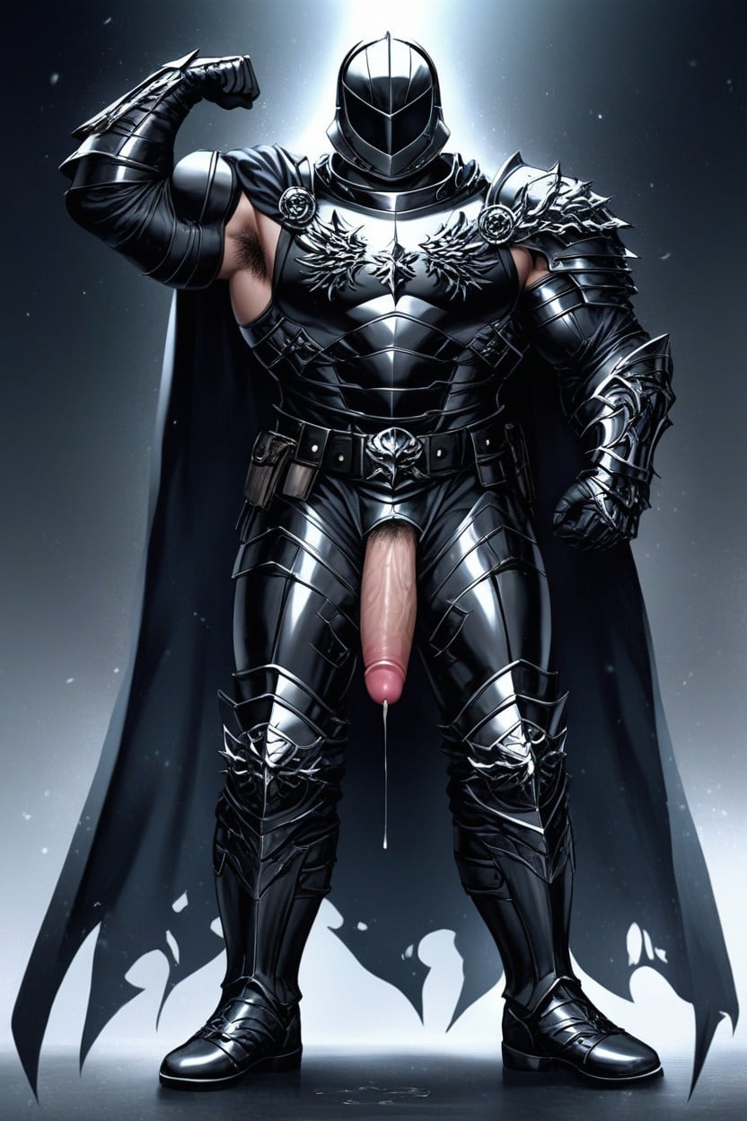One Person, Standing Boldly Like A Hero, Looking At Viewer AI Gay Porn