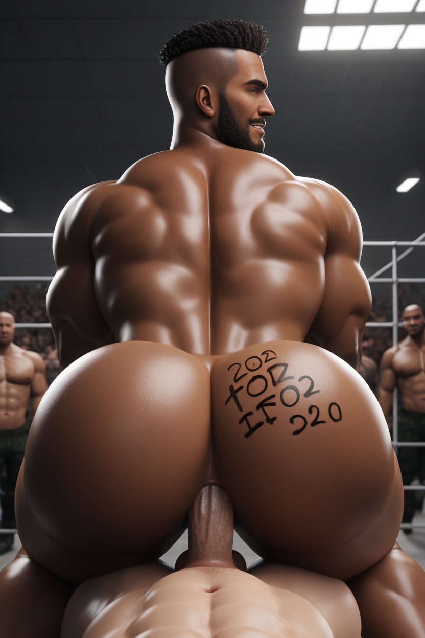 Men, Bottom Kills Tops With His Hole, Bottom Looks Evil AI Gay Porn
