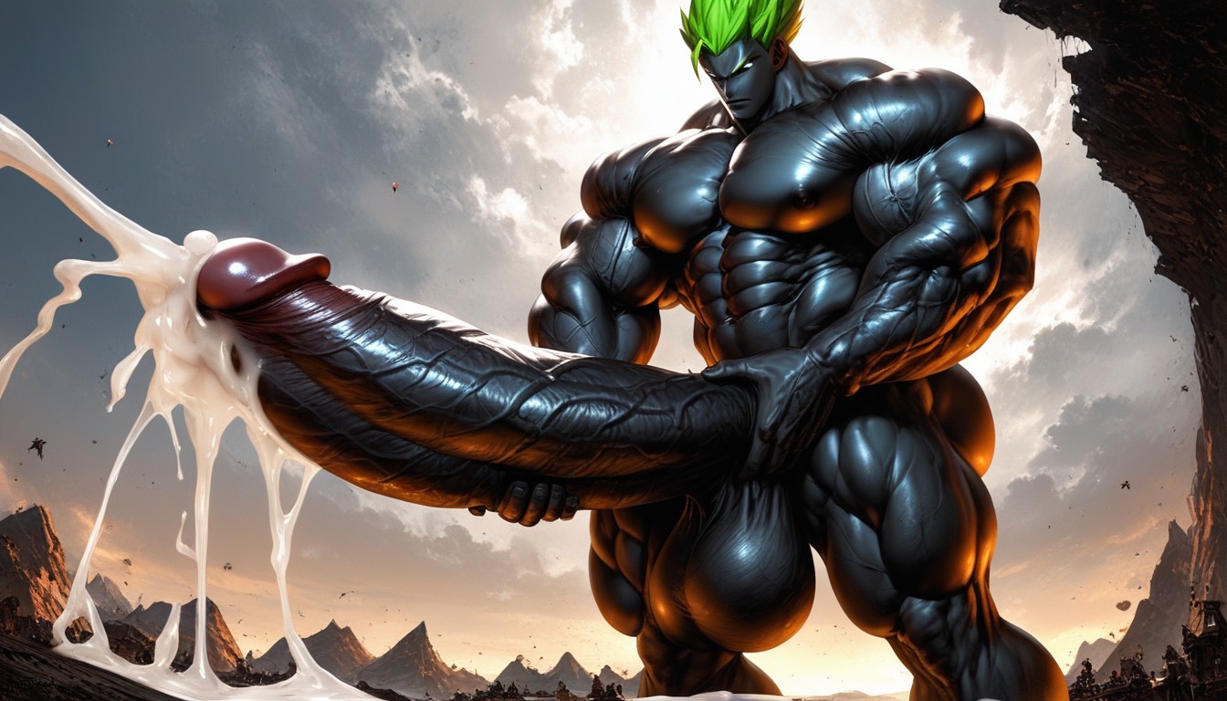 Erection, Huge Muscles, Macro AI Gay Porn