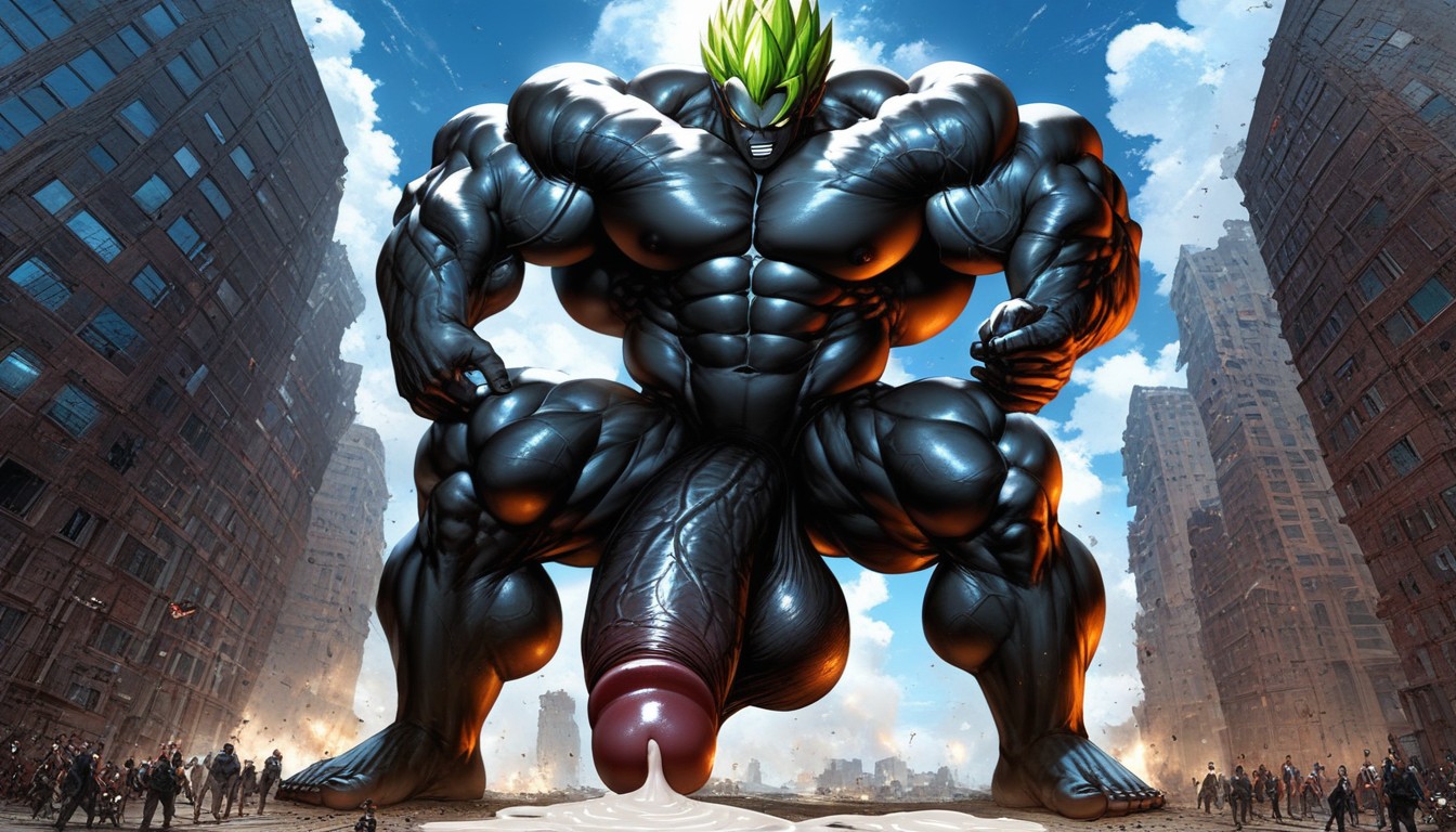 Masturbation, Hyper Macro, Excessive Cum AI Gay Porn