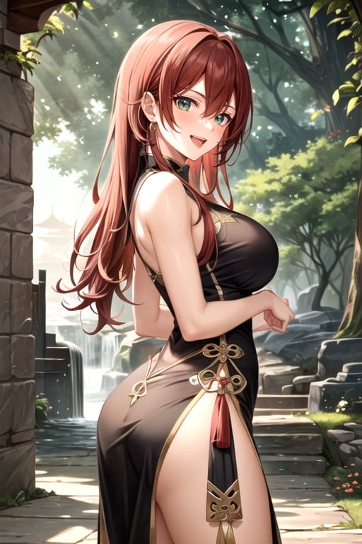 Intelligent Glint, Fit, Misty Background Note She Wears No Accessories Hentai AI Porn