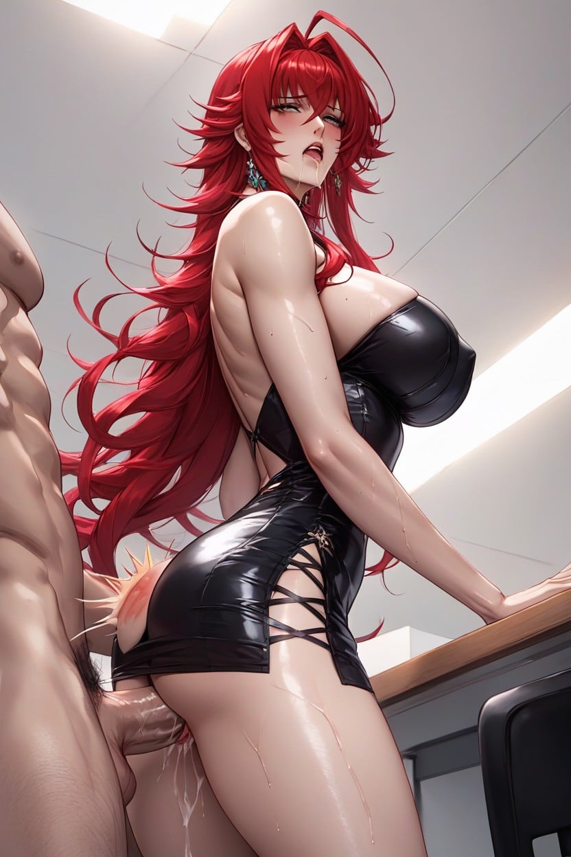 Rias Gremory From Dxd, Bare Midriff, Cosplay Hentai AI Porn
