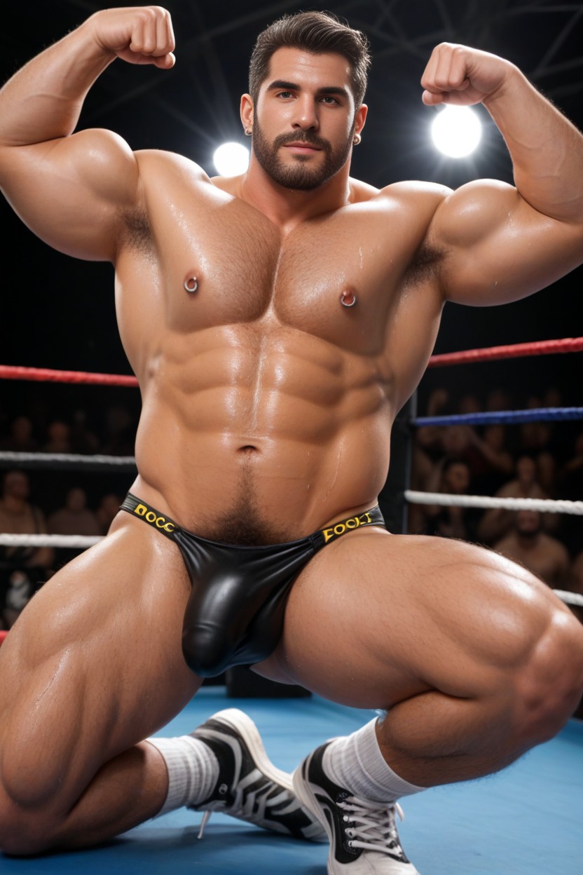 20+, Large, Hairy AI Gay Porn