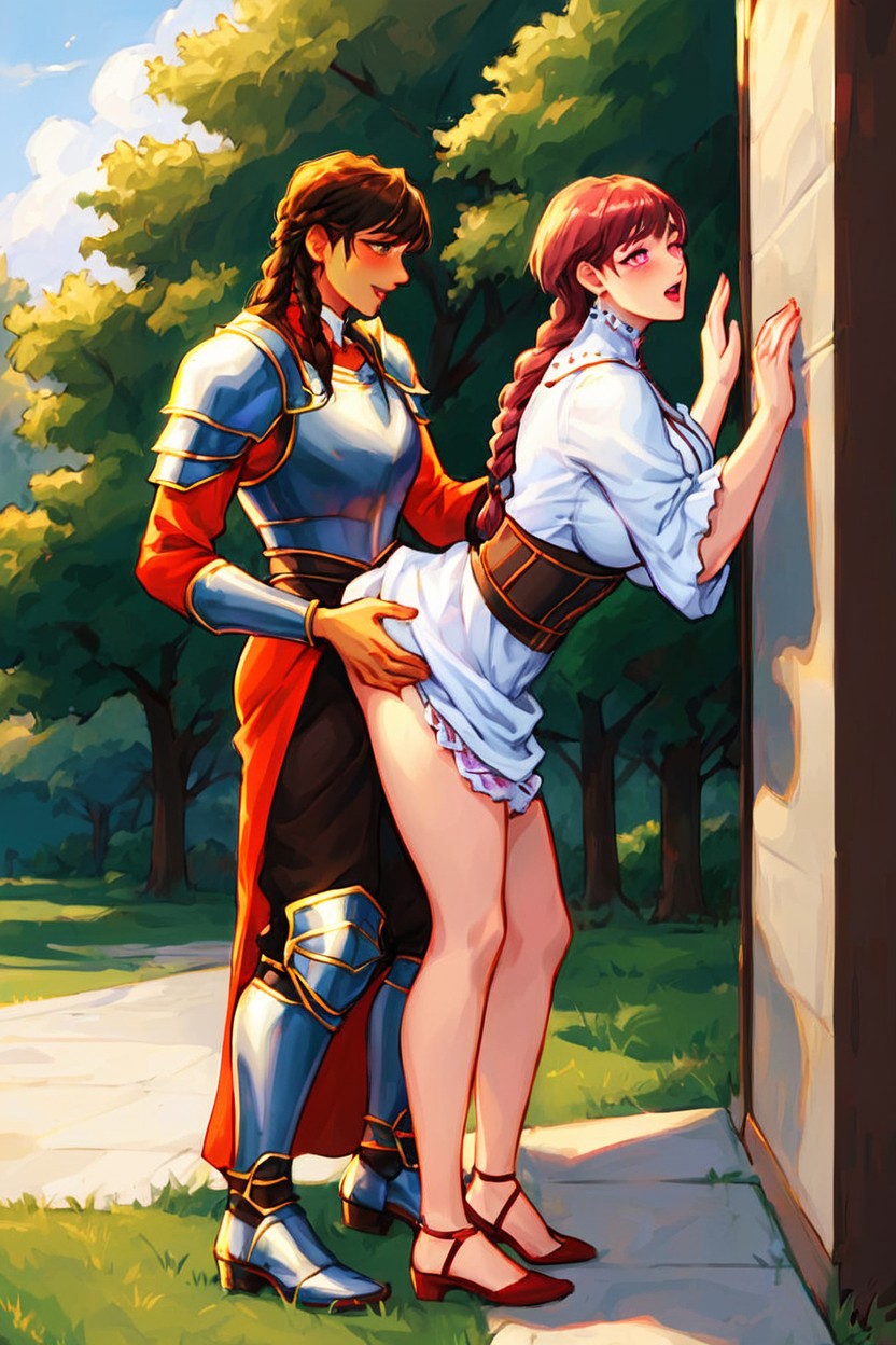 Trad Wife, Standing, Slow Porno IA
