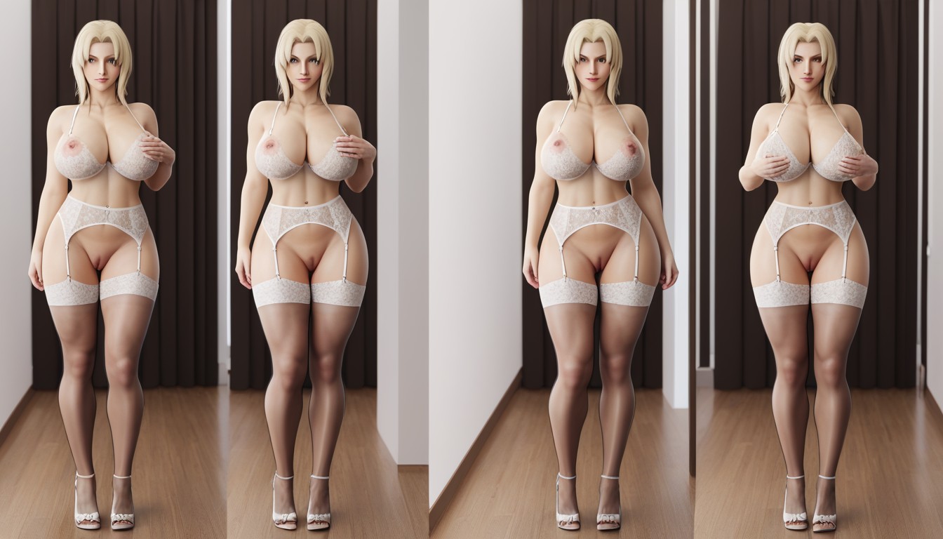 Steep, Front View, Camel Toe AI Porn