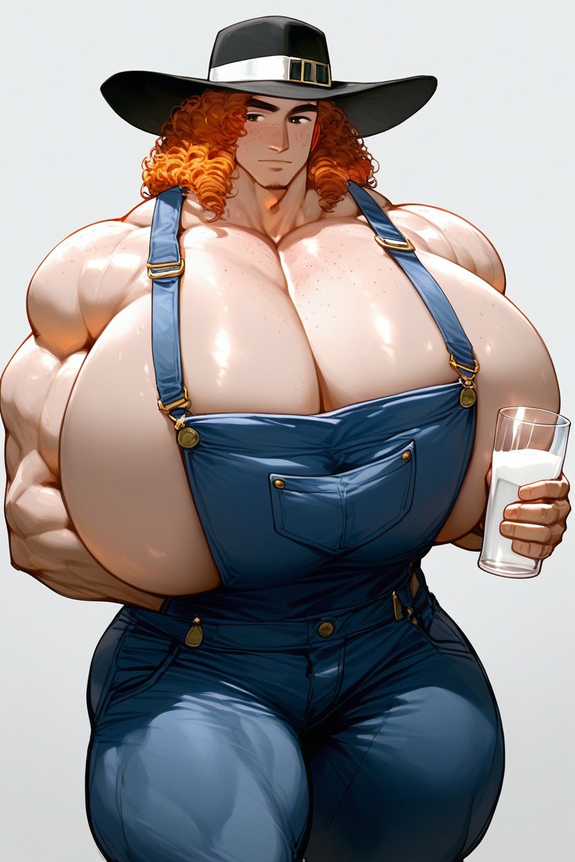 Bara Male, Medium Length, Fully Clothed AI Gay Porn