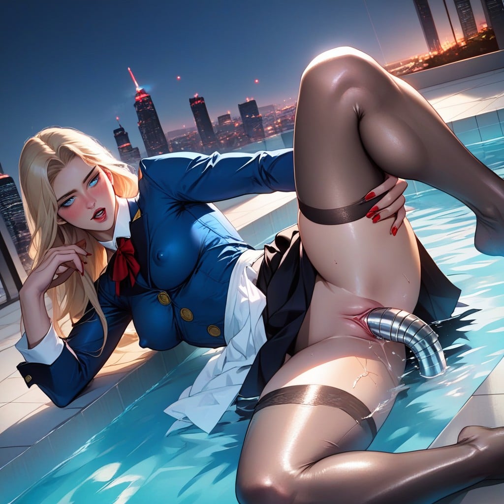 Alice From Alice In Wonderland, Immersive, Uniform Hentai AI Porn