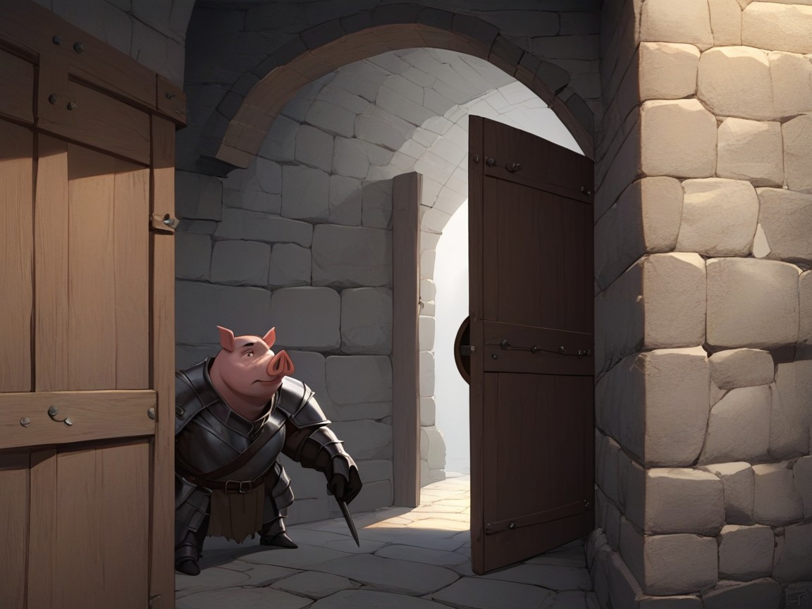 Face Exposed, Many Obstacles On The Ground, Holding A Shield Hentai AI Porn