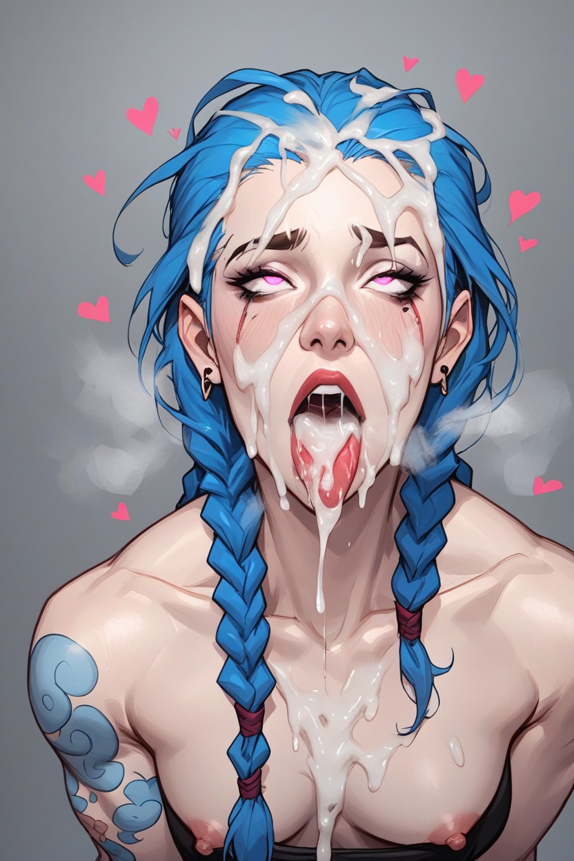 Cum All Over Tits, Cumslut, Cum On Tits Hentai IA