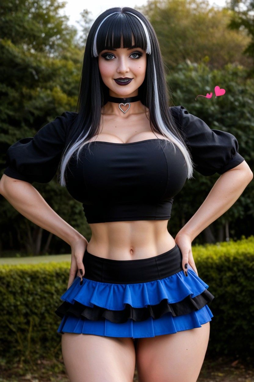 High Definition, Black Eyeliner, Visible Ass AI Porn