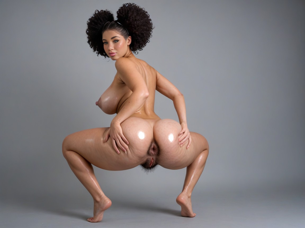 Freckle Face, Splits, Deep Arched Back AI Porn
